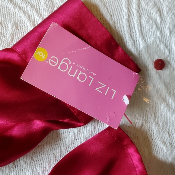 Liz Lang Maternity Silk Blouse - Picture 2 of 6